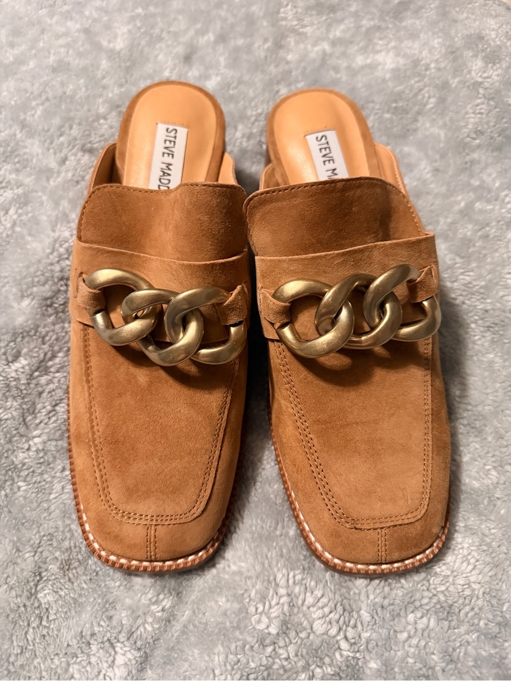 Steve Madden Lorie Suede Slip-On Mules
